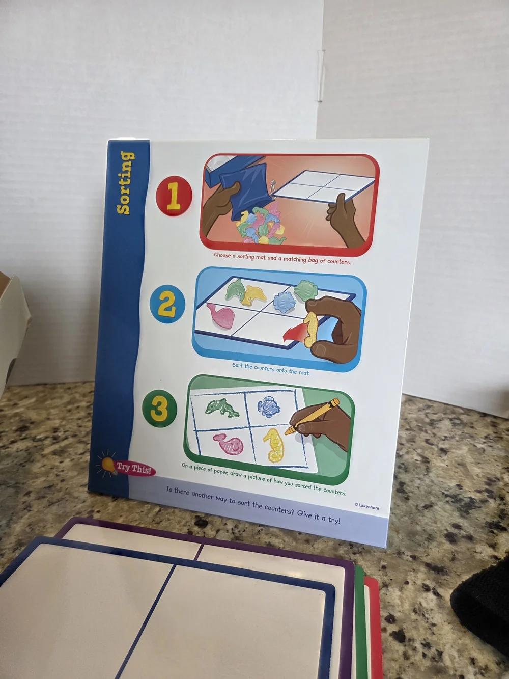Lakeshore Learning Instant Learning Center Sorting Math TT952 Homeschool Ages 4+